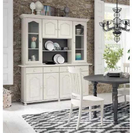 VAJILLERO MADERA MACIZA CON COLORES Y MEDIDAS A ELEGIR