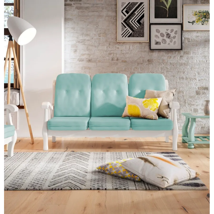 Sofá Provenzal de diseño 3 plazas