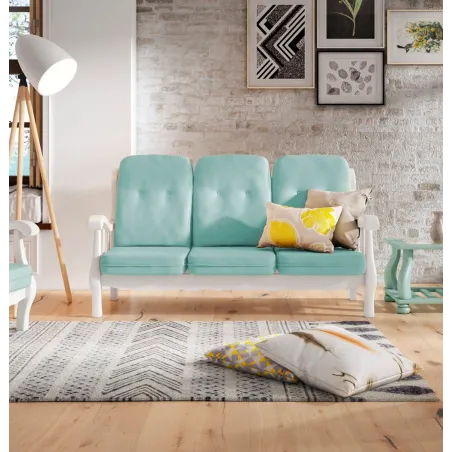 Sofá Provenzal de diseño 3 plazas