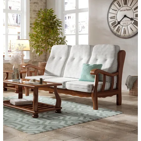 Sofá Provenzal de diseño 3 plazas