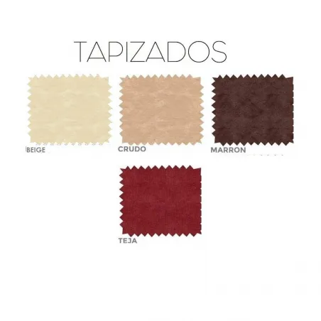 Sofá Provenzal tres plazas madera vista