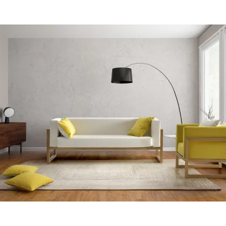 Sofá de diseño 3 plazas en madera maciza