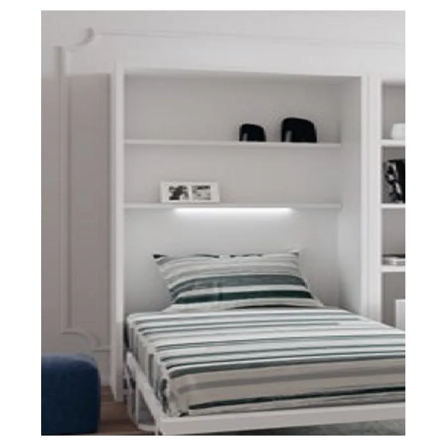 Cama abatible Space Up estantes interiores