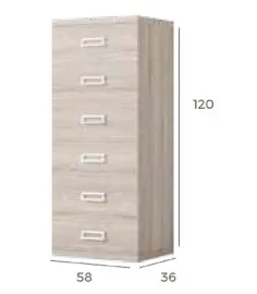 Sinfonier con cajones gran capacidad 2