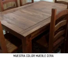 ARMARIO RUSTICO 2P MADERA MACIZA NOGAL OSCURO 2