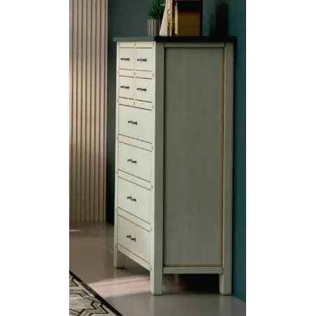 SINFONIER OCHO CAJONES DE ESTILO RÚSTICO en MUEBLEDESCANSO.COM