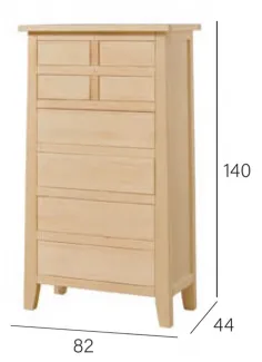 SINFONIER OCHO CAJONES DE ESTILO RÚSTICO en MUEBLEDESCANSO.COM 2