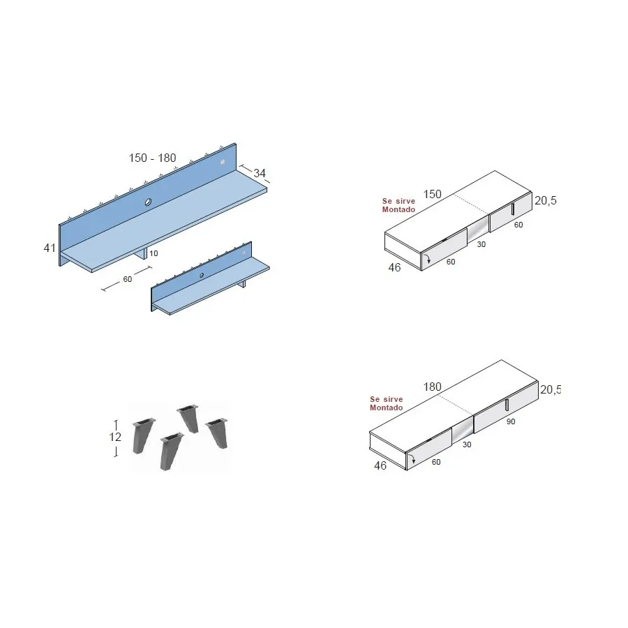 TV 150/180 CLASS C847 Mueblesguadalhorce.es