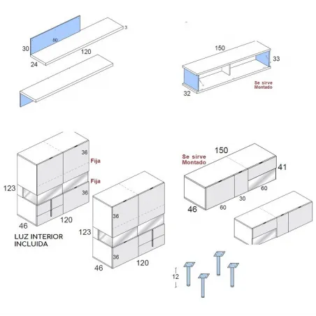 Salón 818 en Mueblesguadalhorce.es