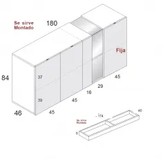 Aparador Class 842 en Mueblesguadalhorce.es 2
