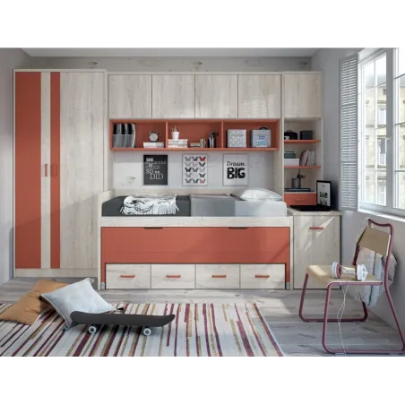 COMPOSICIÓN JUVENIL CON PUENTE