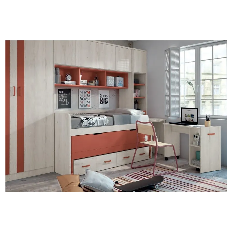 COMPOSICIÓN JUVENIL CON PUENTE