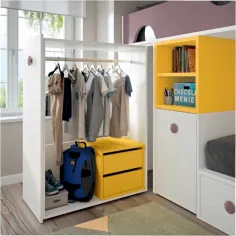 CAMA TREN CON ARMARIO Y ESCRITORIO OCULTOS 2