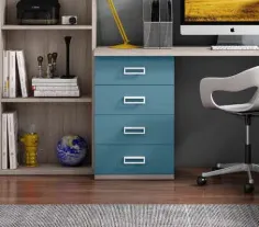 Cajonera bajo escritorio gran capacidad