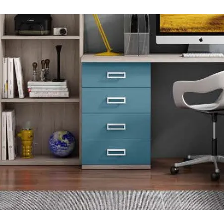 Cajonera bajo escritorio gran capacidad