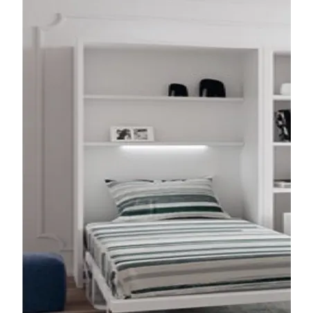 Cama abatible Space Up estantes interiores