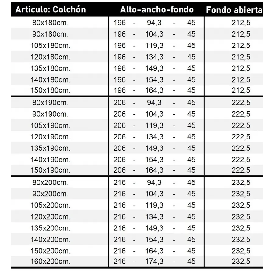 Cama abatible Space Up estantes interiores