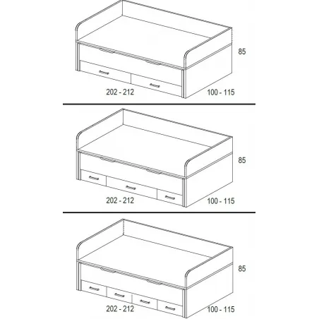 Compacto Whynot B/30 frontal abatible gavetas