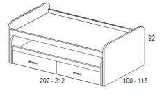 Compacto Whynot B/20 cajones de ruedas 2