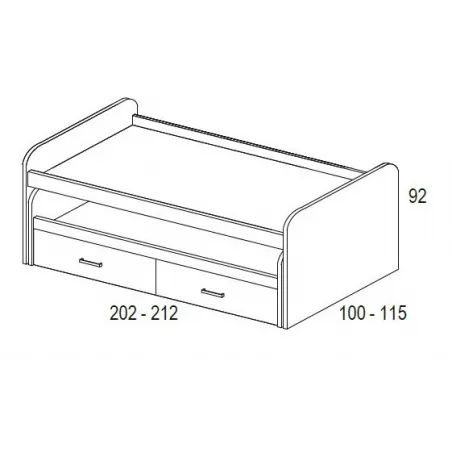 Compacto Whynot B/20 cajones de ruedas