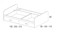 Nido con cajones de ruedas 2
