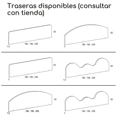 Nido con cajones de ruedas