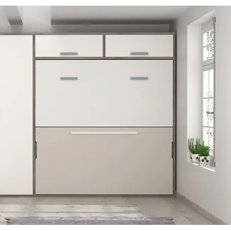 Litera abatible con altillo Muebles Ros en Mueblesguadalhorce.es