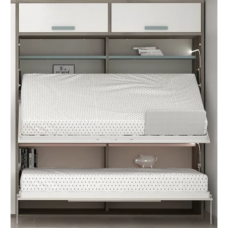 Litera abatible con altillo Muebles Ros en Mueblesguadalhorce.es