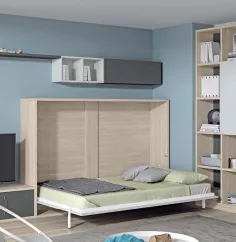 Cama abatible 135X190 WT sencilla 2