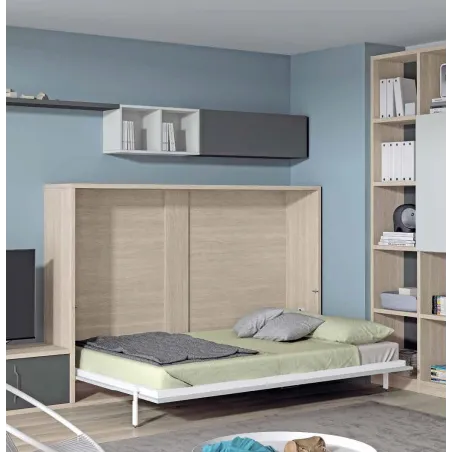 Cama abatible 135X190 WT sencilla