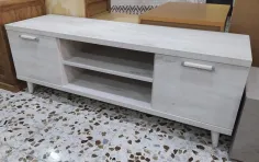 TV 140 cm. blanco rústico LIQUIDACION