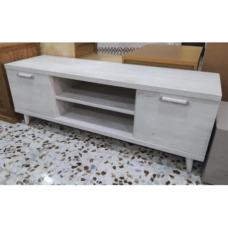 TV 140 cm. blanco rústico LIQUIDACION