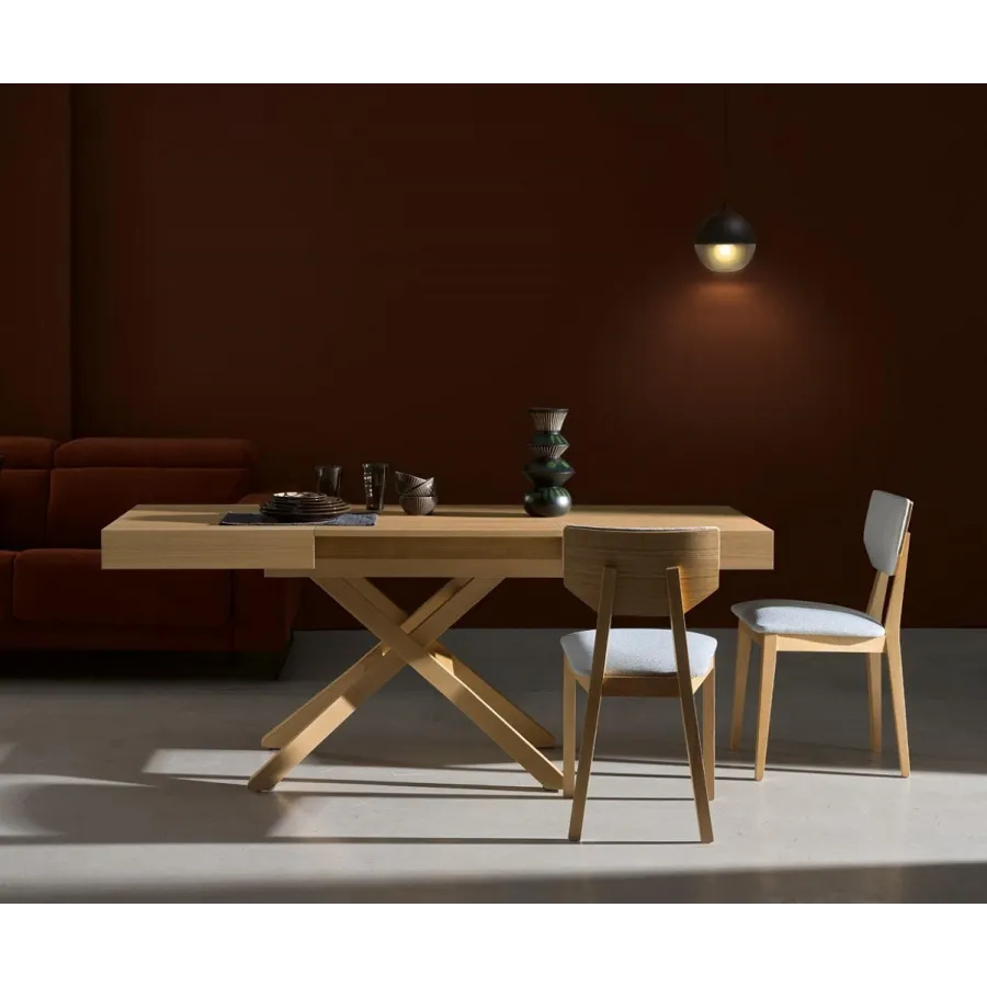 Mesa motor Long Way elevable extensible madera