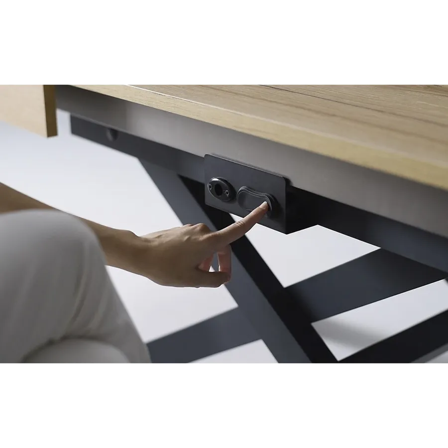 Mesa motor Long Way elevable extensible madera