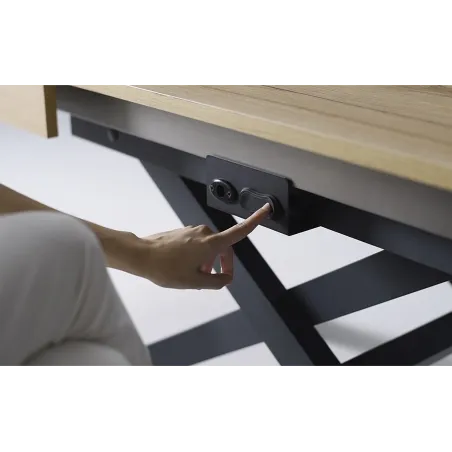 Mesa motor Long Way elevable extensible madera