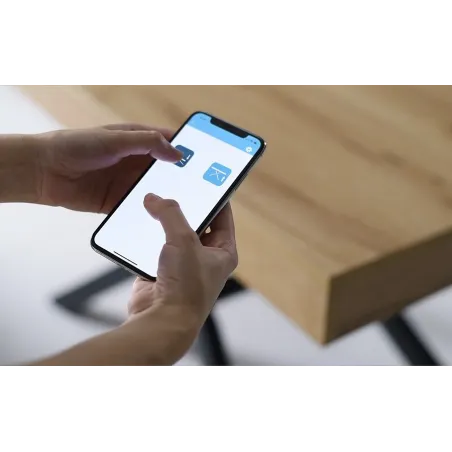 Mesa motor Long Way elevable extensible madera