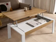 Mesa centro Tema elevable a 65 cm.