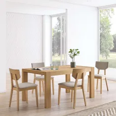 Pack mesa Évora extensible con sillas