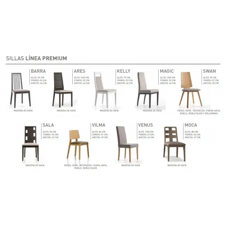 Pack mesa Évora extensible con sillas