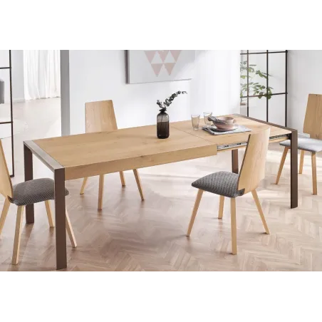 Mesa Tema Melamina con 2 extensibles