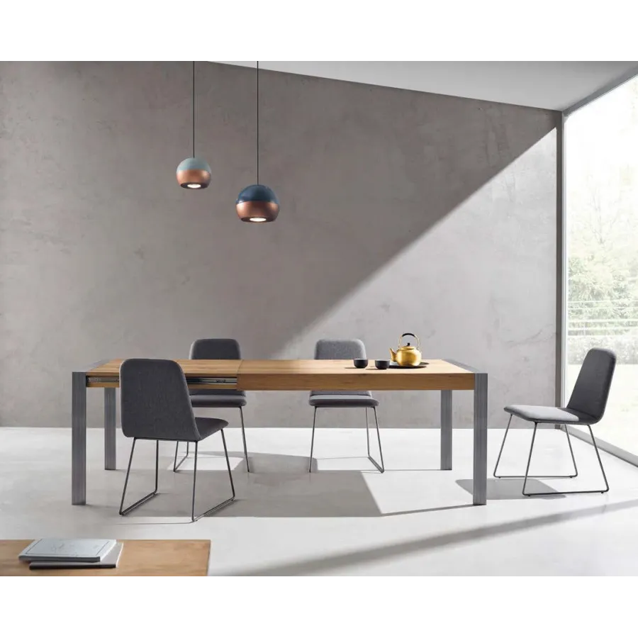 Mesa Tema Melamina con 2 extensibles