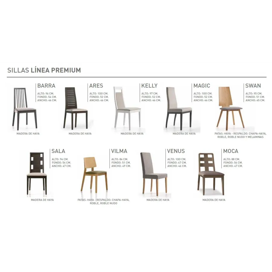 Pack mesa Tema extensible Melamina