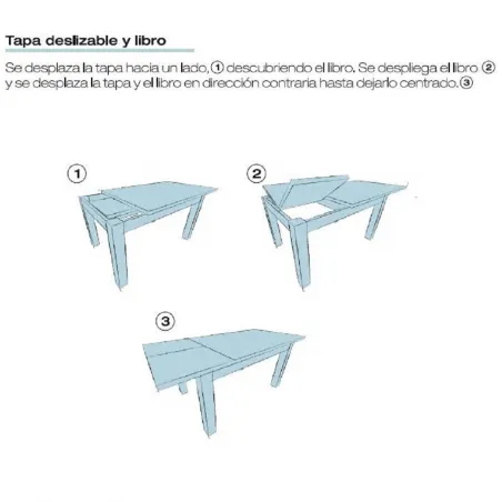 MESA MADERA EXTENSIBLE 2 ALAS