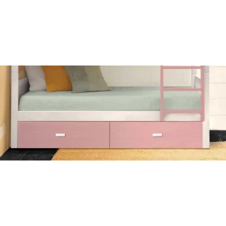 Juego cajones litera madera en Mueblesguadalhorce.es