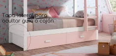 Tapa lateral para litera madera en Mueblesguadalhorce.es