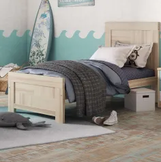 Cama matrimonio madera maciza Plafón Aguas 135