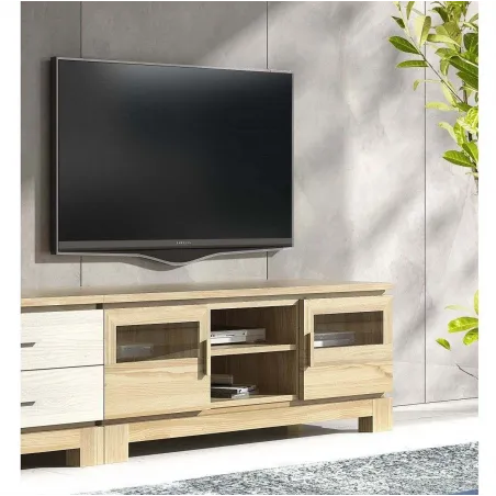 Mesa tv 2P2H contemporáneo en Mueblesguadalhorce.es