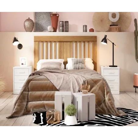 Cabecero colonial Barras individual