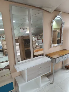 Recibidor roble blanco con cajones