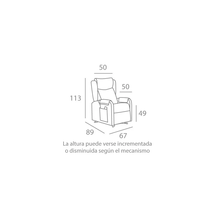 Sillon Venecia en Mueblesguadalhorce.es